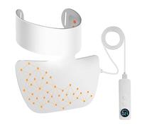 Maschera da collo LED fototerapia, 660 nm luce rossa, 850 nm infrarossi e LED a 4 colori contro le pieghe del collo, strumento, spettro LED, maschera facciale, collo, bellezza, casa, confortevole