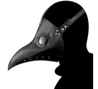 Maschera da con becco lungo, regolabile, stile steampunk, decorazione retrò | Maschera a becco di uccello dal naso lungo per cosplay, casa infestata, feste in maschera, spettacoli teatrali, fotografia