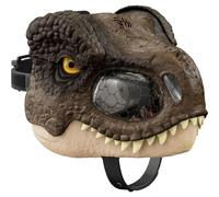 Maschera da cosplay di dinosauro Jurassic World con bocca mobile