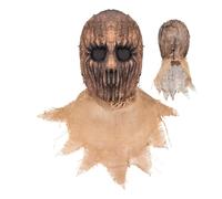 Maschera Da Costume E Travestimento Pauroso Copricapo Integrale In Lattice | Coprivolto del Viso a Tema Halloween Per Festa Spettacolo Teatrale Su Palcoscenico Cost