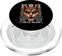 Maschera da demone giapponese Kitsune Fox Yokai Devil Hannya Oni Mask PopSockets PopGrip per MagSafe