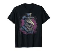 Maschera da Dottore della Peste, Morte Nera, Steampunk Medievale Maglietta