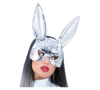 Maschera Da Festa Disco Con Faccia Di Coniglio Per Adulti Costume Elegante Donne