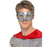 Maschera Da Festa In Metallo Romana Di Guerra Per Uomini E Donne In Argento