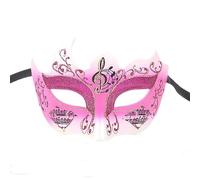 Maschera da festa per adulti e ragazze, mezzo viso, principessa, maschera veneziana, copricapo horror, per Halloween, carnevale, feste, accessori di scena