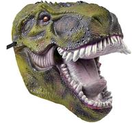 Maschera Da Festa Reptile Con Testa Di Dinosauro T-Rex Triceratopo Velociraptor