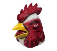 Maschera da gallo, copricapo da pollo per travestimenti di carnevale