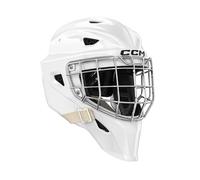Maschera da hockey per portiere CCM Axis F9 CCE White Senior L