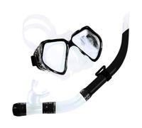 Maschera da immersione e boccaglio, maschera e immersione per adulti - Swim Adulti Occhiali da immersione Maschera,lente in vetro temperato, anti-perdita e anti-scopo, vista panoramica