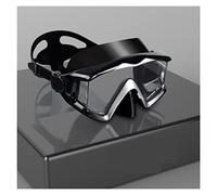 Maschera Da Immersione For Adulti Maschera Da Immersione For Snorkeling Panoramica In Vetro Temperato, Occhialini Da Nuoto Premium Con Copertura For Il Naso Snorkeling(Silver Black)