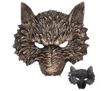 Maschera da lupo in maschera, Maschera da lupo di Halloween Copricapo