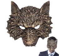Maschera Da Lupo Per Feste A Tema Copricapo realistico e confortevole