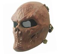 Maschera da moto fantasma con occhiali a rete metallica per casco da motocross