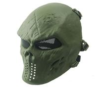 Maschera da moto fantasma con occhiali a rete metallica per casco da motocross