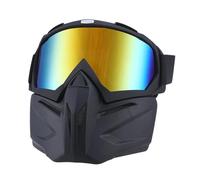 Maschera Da Moto Per Uomo - Schermo Facciale Antiappannamento Rimovibile - Occhiali Per Motocicletta,Per Saldatura Atv Dirt Bike Motocross Sport All'Aria Aperta Lavoro Ciclismo Golf Costruzione