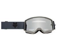 Maschera da mtb fox main grigia visiera riflettente