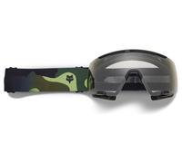 Maschera da mtb fox purevue black clear green camo