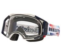Maschera da mtb oakley airbrake mtb troy lee designs ice white clear codice oo7107 32