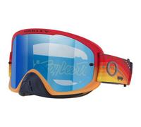 Maschera da mtb oakley o frame 2 0 pro mx troy lee designs rosso arancione black ice iridium codice oo7115 67