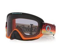 Maschera da mtb oakley o frame 2 0 pro mx troy lee designs trasparente nero arancione grigio chiaro codice oo7115 66