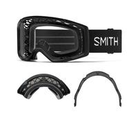 Smith Optics Maschera MTB Rhythm Dirt Screen Lente Trasparente Contrast Rose Flash (CAT3) Nero TU
