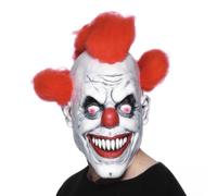 Maschera Da Pagliaccio Spaventoso Accessorio Per Costume