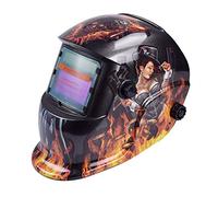 Maschera da Saldatore,Campo Visivo Largo Casco per Maschera di Saldatura Automatica Regolabile, Attrezzatura Protezione per Elettricisti(Style C)