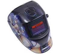 Maschera da Saldatore,Campo Visivo Largo Maschera da saldatore Hood solare automatico casco di saldatura (energia for la ricarica) faccia