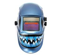 Maschera da Saldatore,Campo Visivo Largo Maschera da saldatore scurimento saldatura casco auto solare Grinding