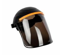 Maschera da Saldatura Professionale, Marrone, Marrone Tè, 24 × 31 Cm | Regolabile, Protettiva, Visiera per Saldatura, Officina, Saldatori, Meccanici