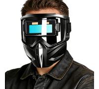 Maschera da saldatura - Protezione viso automatica per saldatore - Casco per Saldatura Tubi,per Officina Meccanica Edile Domestico Auto Fabbrica Esterno