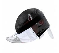 Maschera da Scherma con Rete Acciaio Inox Traspirante Schermo Facciale da Scherma con Bavaglino Strutturato