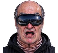 Maschera da Sci Divertente da Anziano Stampata in 3D, Passamontagna Viso Realistico Scaldacollo, Copertura Collo Integrale Novità Nonno Nonna, Copricapo Multifunzionale Motociclismo Sport all'Aperto