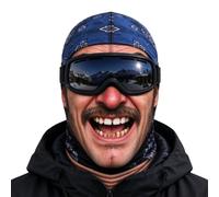 Maschera da Sci Divertente da Anziano Stampata in 3D, Passamontagna Viso Realistico Scaldacollo, Copertura Collo Integrale Novità Nonno Nonna, Copricapo Multifunzionale Motociclismo Sport all'Aperto
