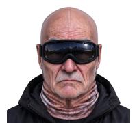 Maschera da Sci Divertente da Anziano Stampata in 3D, Passamontagna Viso Realistico Scaldacollo, Copertura Collo Integrale Novità Nonno Nonna, Copricapo Multifunzionale Motociclismo Sport all'Aperto