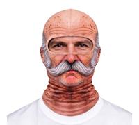 Maschera Da Sci Divertente, Maschera Da Sci Da Uomo Anziano Realistica | Copertura Integrale Per Viso E Collo, Innovativo Passamontagna Invernale Con Apertura Per Gli Occhi, Per Uomo E Donna
