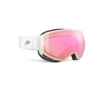 Maschera Julbo Shadow bianco con lente fotocromatica Reactiv Performance High Contrast rosa