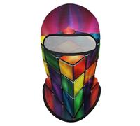 Maschera da sci passamontagna integrale invernale copertura viso cubo magico puzzle ghetta rinfrescante protezione UV per uomini donne sport all'aria aperta motociclismo equitazione, stile, taglia