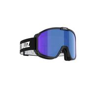 Maschera da sci per bambini Bliz Rave JR (Nero opaco con logo bianco - Marrone con Multi blu - CAT.3) TU