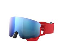 Maschera da sci POC Nexal Mid (Rosso/Bianco/Partly Sunny Blue) cat. 2 ONE