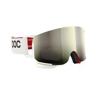 Maschera da sci POC Nexal (Rosso/Bianco/Partly Sunny Ivory) cat. 2 ONE