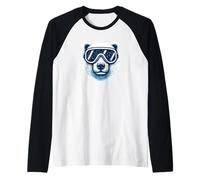Maschera da Sci Polar Bear Maglia con Maniche Raglan