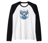 Maschera da Sci Polar Bear Maglia con Maniche Raglan