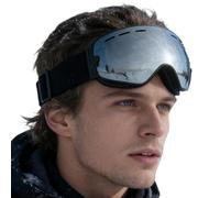 Maschera da sci | protezione UV e anti-appannamento, compatibile con occhiali per snowboard e neve in inverno, per sport invernali all'aperto, uomini, donne, giovani