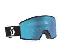 Maschera da sci Scott Ambit (nero/bianco - AMP aurora green chrome S1) cat.1 ONE SIZE