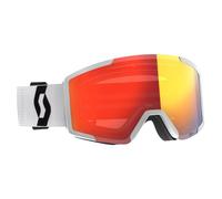 Scott Shield Ski Goggles Bianco Amplifier Red Chrome/CAT3