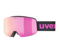 Maschera da Sci Uvex PWDR FM Black Matt-Pink Clear S2
