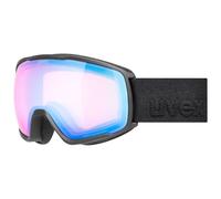 Uvex victorious S FM - maschera da sci per adulti - categoria di filtro 2 - privo di appannamenti - black dl/blue-clear - one size