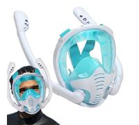Maschera da snorkeling integrale anti-appannamento, per respirazione sicura, per nuoto, immersioni, allenamento, per adulti
