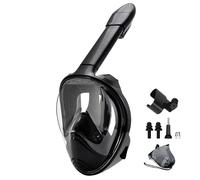 Maschera Da Snorkeling Integrale Con Supporto per Fotocamera Staccabile Maschera